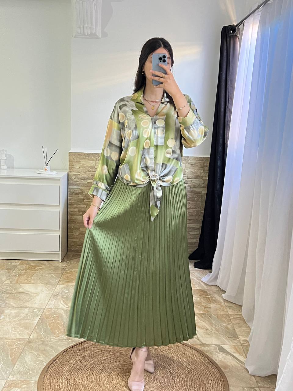 Ensemble Chemise Et Jupe Palissé